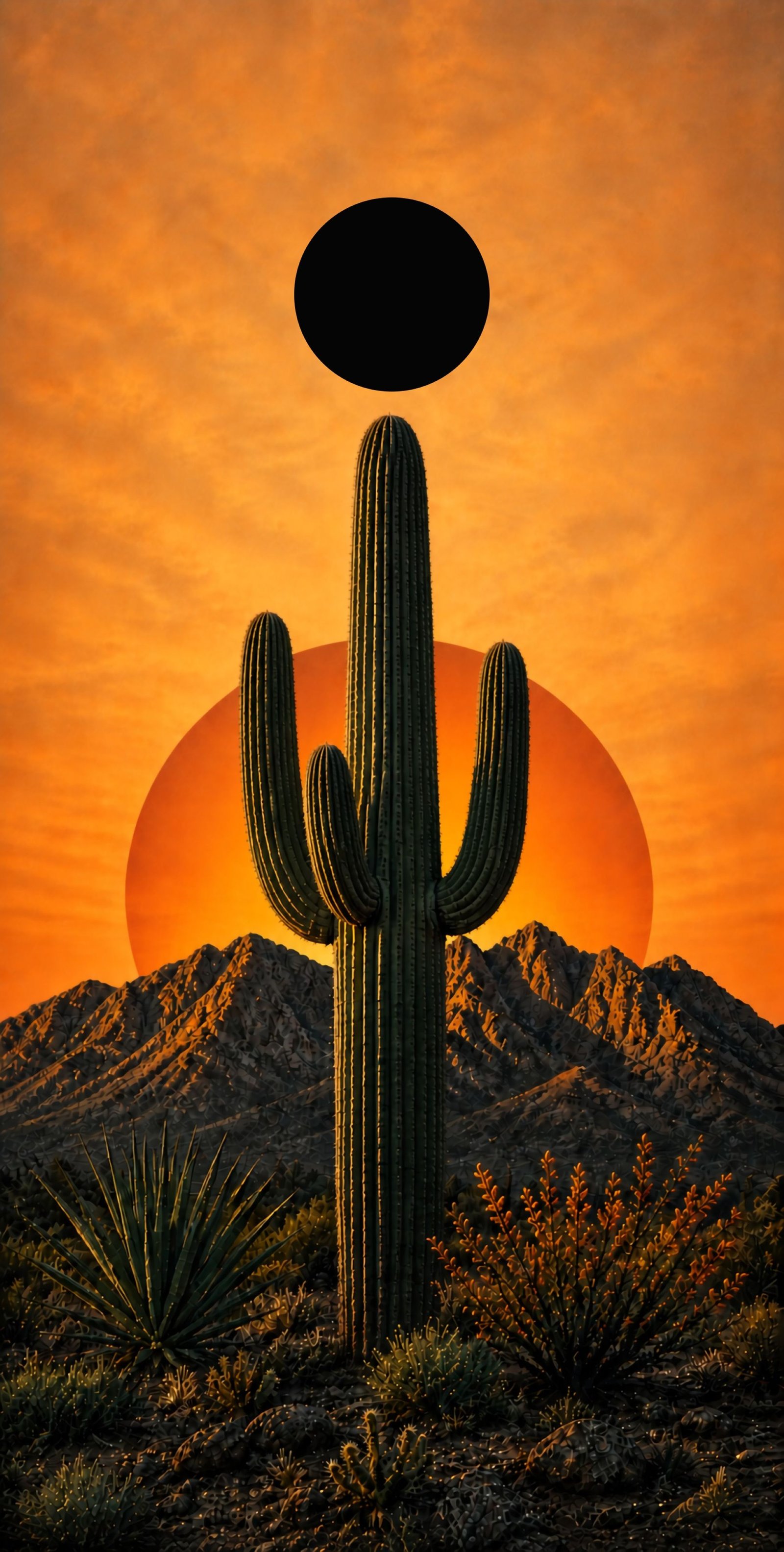 Desert Sentinel Arizona Collection cornhole board wrap