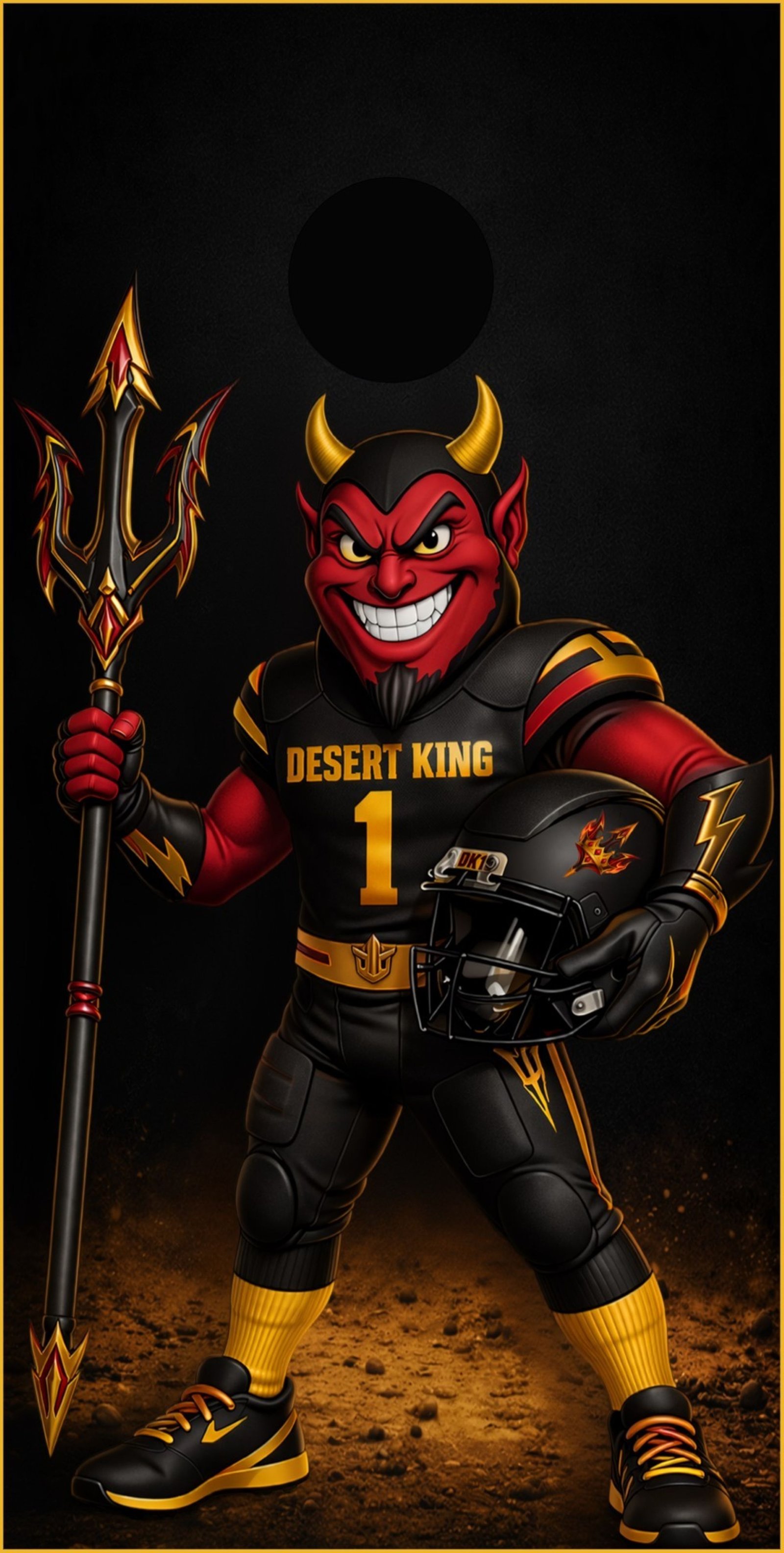 Desert King ready-to-build cornhole board wrap