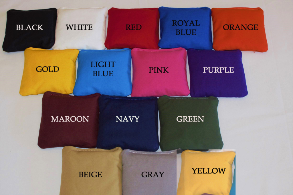 Home cornhole bag colors with names 3